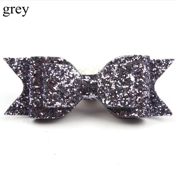 Girl's Big Glitter Hair Bow