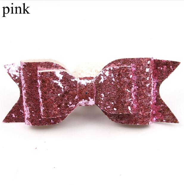 Girl's Big Glitter Hair Bow