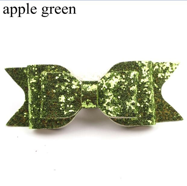 Girl's Big Glitter Hair Bow