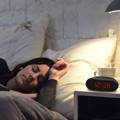Modern AM/FM LED Clock Radio