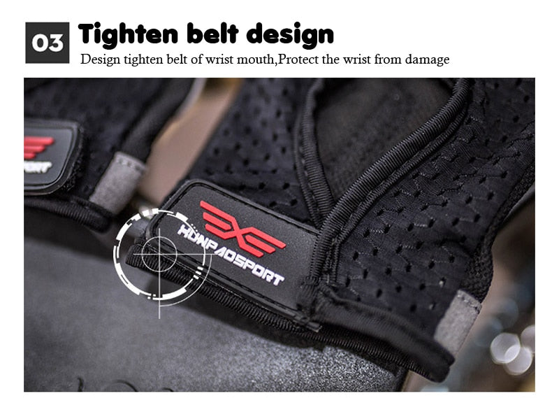 Fitness Half-Finger Shockproof Non-Slip Weightlifting Gloves