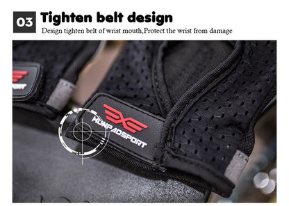 Fitness Half-Finger Shockproof Non-Slip Weightlifting Gloves