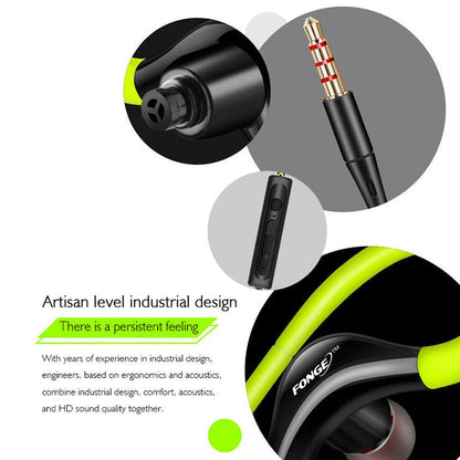 Super Bass Sweatproof Ear Hook Fitness Headphones