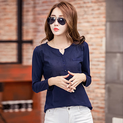 Blusas Mujer De Moda Chemise Femme Womens Tops And Blouses Office Blouse Women Ladies Linen Shirts Pink Shirt Plus Size