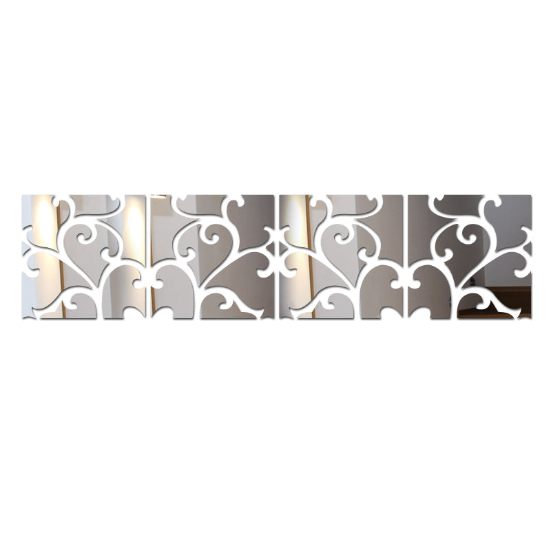 3D mirror Acrylic wall stickers