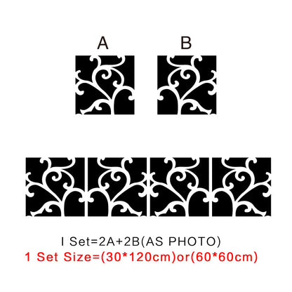 3D mirror Acrylic wall stickers