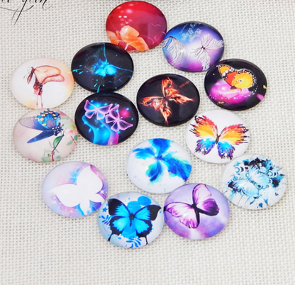Glass Gemstone and Rhinestone Metal Beads for Scrapbooking