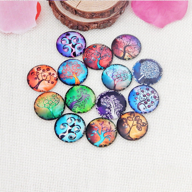 Glass Gemstone and Rhinestone Metal Beads for Scrapbooking
