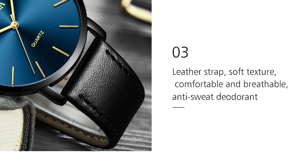 Mens Quartz Luxury watch