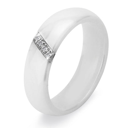 Women's Ceramic Ring And Earring Set