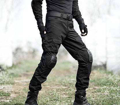 Tactical Military Camouflage Cargo Pants with Knee Pads