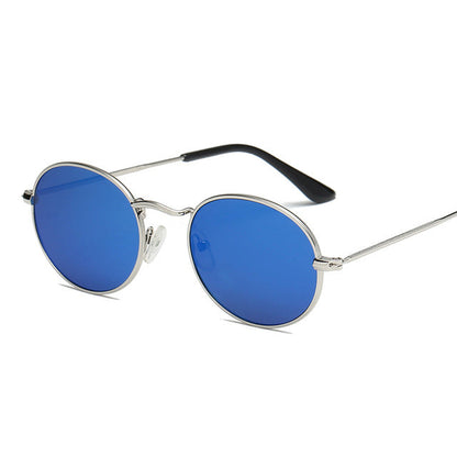 Pink Round Oval Sunglasses Women