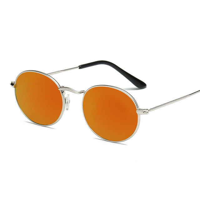 Pink Round Oval Sunglasses Women