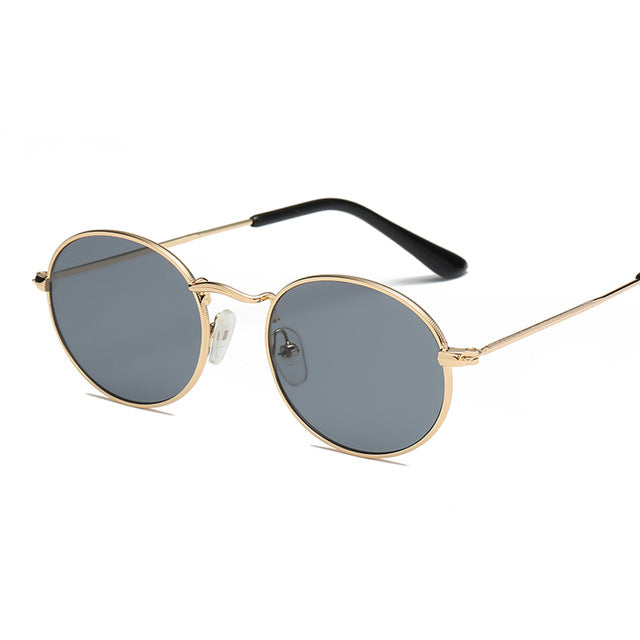 Pink Round Oval Sunglasses Women