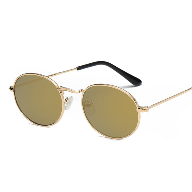 Pink Round Oval Sunglasses Women