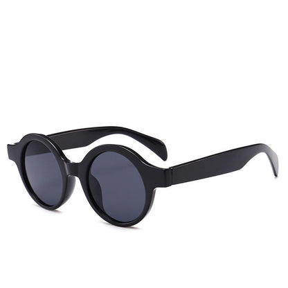 Retro Small Round Sunglasses Women Men Fashion Vintage Brand Sun Glasses Black White Leopard Red Sunglass UV400