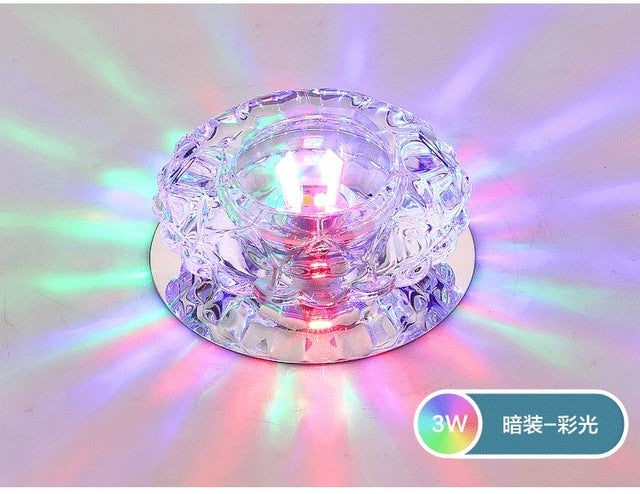 Crystal Lamp 3 Watt LED Ceiling Lights
