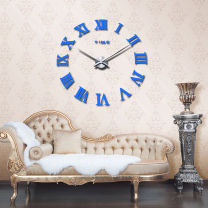 Large Roman Mirror Fashion Quartz Clock
