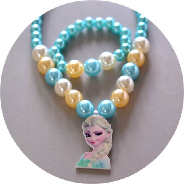 2 Piece Children's Doll Accessories Necklace