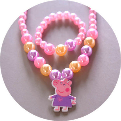 2 Piece Children's Doll Accessories Necklace