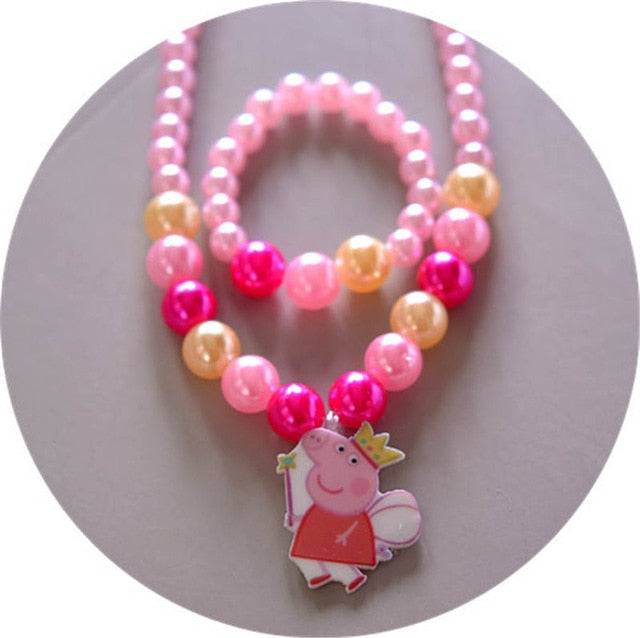 2 Piece Children's Doll Accessories Necklace