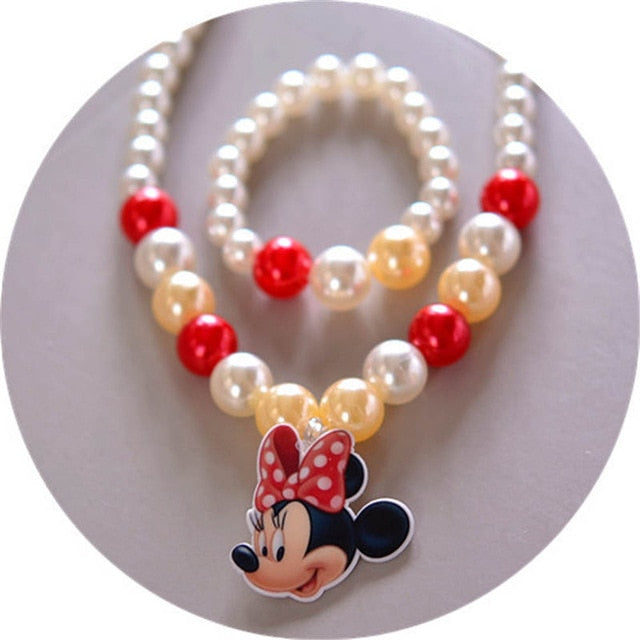 2 Piece Children's Doll Accessories Necklace