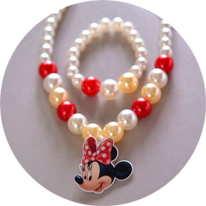 2 Piece Children's Doll Accessories Necklace
