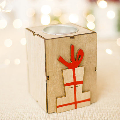 Wood Tea-light Candle Holders