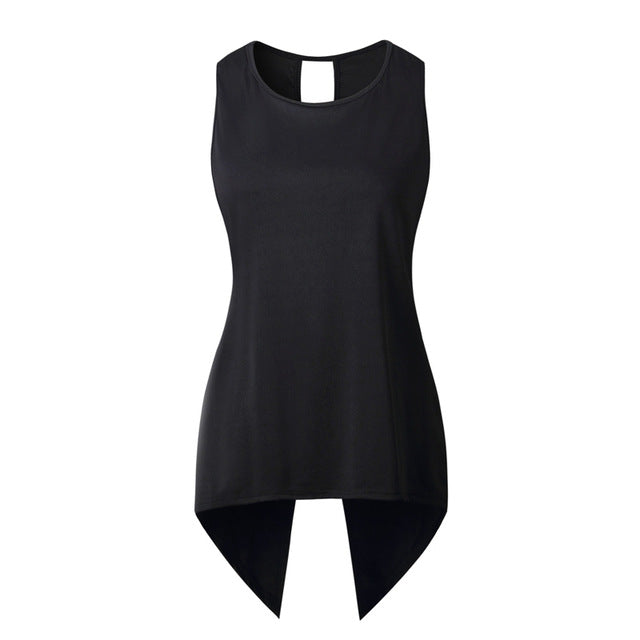 Womens Tops and Blouses Sleeveless Feminine Blouse Shirt Ladies Top Female Cross Irregular O-Neck Summer Tops for Women