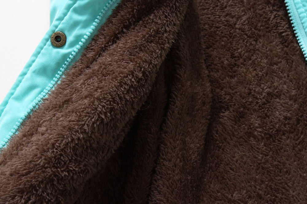 Women's Casual Warm Thick Hooded Parka Jacket