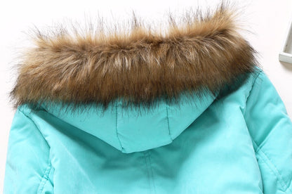 Women's Casual Warm Thick Hooded Parka Jacket