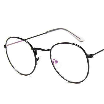 Women's Mirror Vintage Round Sunglasses UV400 with Cloth Bag