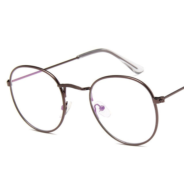 Women's Mirror Vintage Round Sunglasses UV400 with Cloth Bag