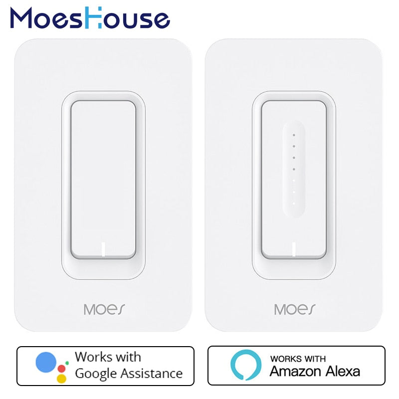 WiFi Smart Wall Light Switch Dimmer with APP Control