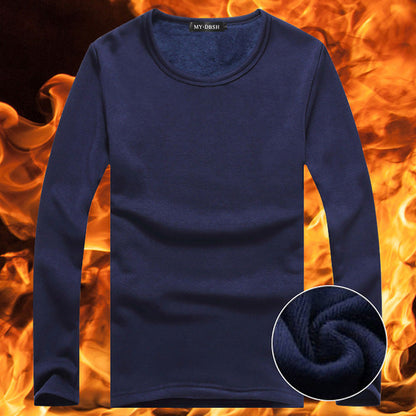 Men's Thermal Long Sleeve Pullover Shirt