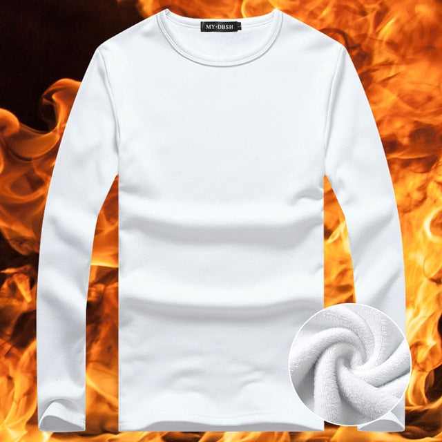 Men's Thermal Long Sleeve Pullover Shirt