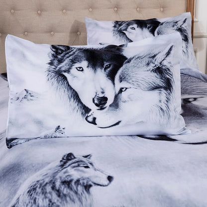 Animal Couple Bedding Sets Duvet and Pillow Shams