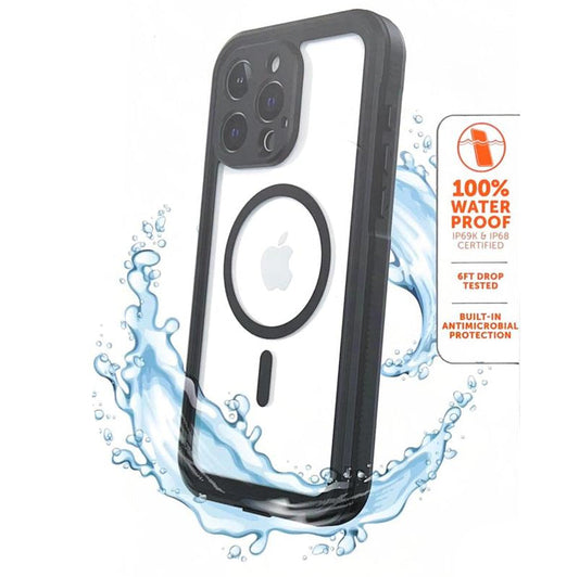 Waterproof Case with Magnetic for iPhone 15 Pro Max – Slim, Durable & Drop-Tested