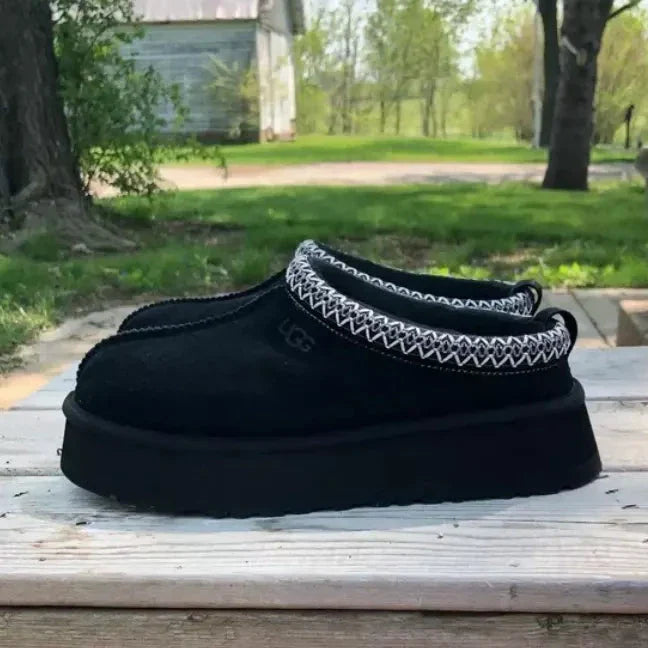 Woman's UGG Tazz Slippers -Black- Open Box